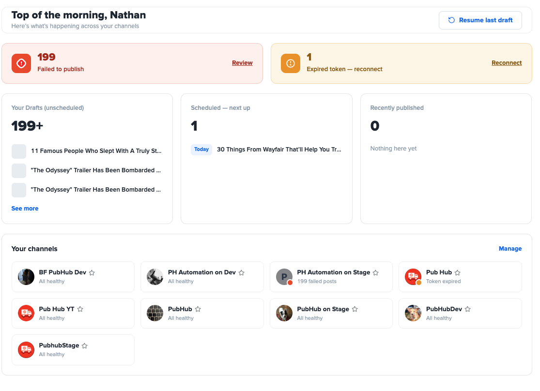 Migrated app
